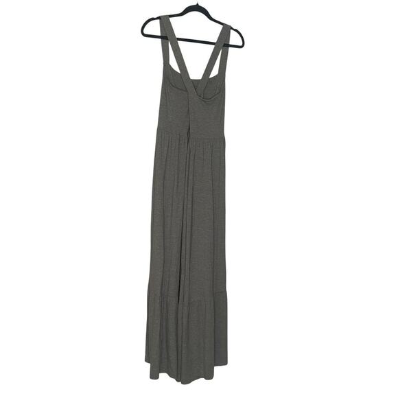 Express Charcoal Gray Sleeveless Maxi Dress with Wide Straps Size M - Picture 2 of 4